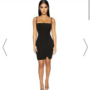 Naked Wardrobe Fine & Snatched Mini Dress